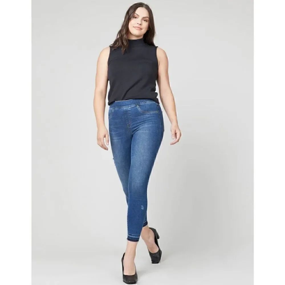 Womens Spanx Distressed Jeans